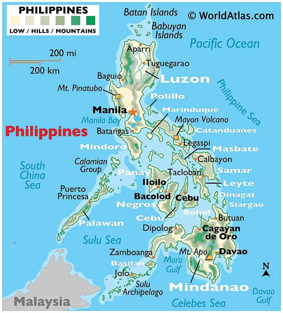 Map of Philippines